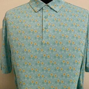 CS Blue Lemons Print Polo